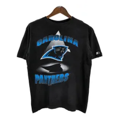 90年代 USA製 STARTER NFL カロライナ・パンサーズ Ｔシャツ プロチーム アメフト ブラック(メンズ LARGE)中古 古着 U0975のサムネイル