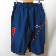 古着 メンズS UMBRO/アンブロ サッカー フットサル ハーフパンツ 練習着 トレーニングウェア ブルー/レッド/ネイビー/グレー UBS4424P fg4514