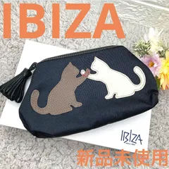 未使用　IBIZA　イビサ　ポーチ　猫デザイン　ポーチ　キーリング付き　肉球付き オンライン ショップファッション - 未使用 IBIZA イビサ ポーチ