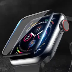 Apple Watch 保護フィルム 画面フィルム フルカバー 全面保護 ソフトタイプ 1枚入り Series10/9/8/7/6/5/4/3/2/SE/SE2 Ultra 49mm 46mm 45mm 44mm 42mm 41mm 40mm 38mm対応