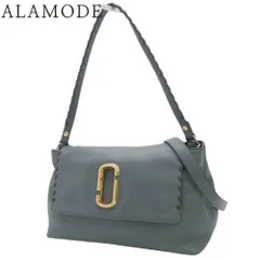 MARC JACOBS(マークジェイコブス) 2WAY バッグ ハンドバッグ ショルダー 肩掛け 斜め掛け レザー ブルー青 グレー ゴールド金具 レディース 40802109328【中古】【アラモード】