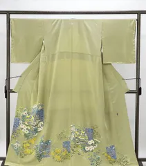 加賀友禅 寺莉新一 落款入 色留袖 一つ紋 風景 正絹 X407 楽天市場】加賀友禅 色留袖の通販