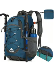 軽量ハイキングバックパック 40L パッカブル デイパック メンズ レディース 防水 キャンプバッグ 折りたたみ アウトドア スポーツ トラベル クライミング トレッキング キャンプ