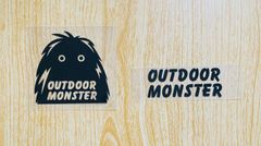 【アイロンプリントシート】アウトドアモンスター