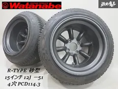 ワタナベ　15インチ カスタム用】RSワタナベ エイトスポーク 15in 6.5J +35 PCD100