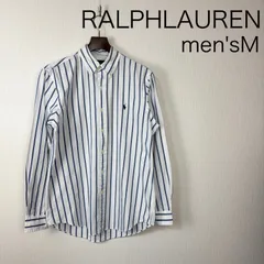 RALPH LAUREN ライトオックスフォードボタンダウンシャツ　メンズM  着用イメージ画像あります