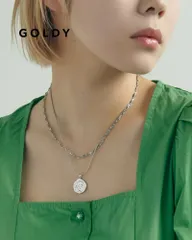 GOLDY/ゴールディ/コイン x アンカー チェーン レイヤード ネックレス/アクセサリー/3240308