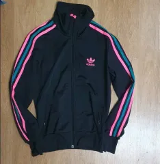 アディダス ブラック 3本線 ジャージ ピンク/ミント ジャージ 95