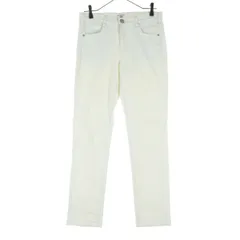 美品 EDWIN エドウィン 日本語 ロングパンツ L ホワイト レディース 古着