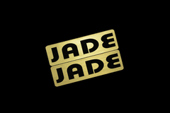 EE-910-1 JADE 金黒 アクリル2層 ステッカー ホンダ ジェイド RS FR4 FR5 前期 後期 モデリスタ 2枚1セット