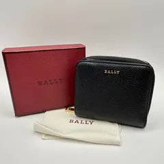 ⭐️極美品⭐️　BALLY　バリー　ストライプ　二つ折り財布　ブラック　レザー 二つ折り財布 レザー ブラック マルチカラー バリー – RECLO