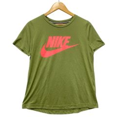 NIKE ナイキ レディース ロゴ Tシャツ オリーブ サイズL 正規品 / 50655