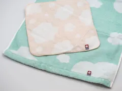 在庫処分価格　今治タオル ふわふわほっぺ　タオルセット（フェイスタオル&タオルハンカチ））
