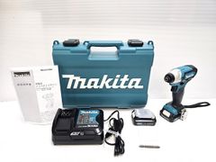 【中古品】 マキタ makita 充電式 インパクトドライバ TD110D TD110DSHX バッテリ2個 充電器 収納ケース 美品 ○YR-18769○
