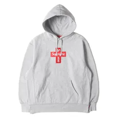 Supreme シュプリーム パーカー ヘザーグレー サイズ:M | 20AW クロスボックスロゴ スウェットパーカー (Cross Box Logo Hooded Sweatshirt) | トップス フーディー プルオーバー【メンズ】【中古】