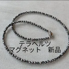 テラヘルツ　ネックレス　健康　マグネット　ラウンドカット　3mm 新品　華奢