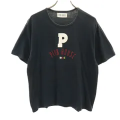PINK HOUSE ピンクハウス 半袖 Tシャツ ブラック レディース 古着