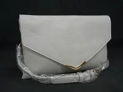 ■極美品■ Fleur KOBE JAPAN フルール 神戸 レザー 2WAY クラッチ セカンドバッグ ショルダー クロスボディ グレー系 FH4879