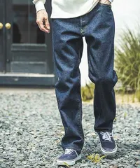 【MR.OLIVE】15oz OLD SELVAGE DENIM / WASHED RELAX TAPERED JEANS　ミスターオリーブ/15オンス オールドセルビッチデニム/ウォッシュド リラックステーパードジーンズのサムネイル