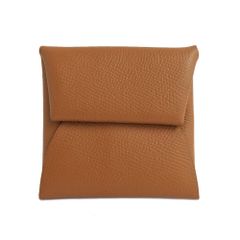 新品 HERMES エルメス コインケース バスティア オレンジ 小物ケース