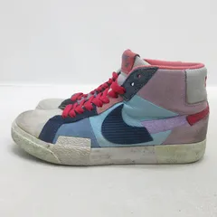 Q■【26cm】ナイキ/NIKE SBズーム ブレーザー ミッド プレミアム Blazer Mid Mosaic Multiレザースニーカー■MENS/7【中古】