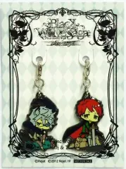 【中古】キーホルダー・マスコット(キャラクター) ラス&ネッソ キャラクターチャーム 「PSPソフト BLACK WOLVES SAGA -Last Hope- 限定版」 アニメイトオリジナル購入特典