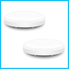 【在庫セール】LEDシーリングライト 小型 コンパクト LED照明器具 薄形丸型 玄関灯 廊下灯 ミニ シーリングライト 8W aurogeek 800LM 5000K 昼白色 台所 洗面所 トイレ 2個セット 直径10cm