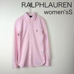 RALPH LAUREN KNIT OXFORD ロングスリーブボタンダウンシャツ　ウィメンズS
