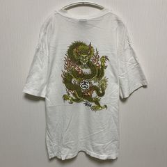 ステューシー ドラゴン Tシャツ Lサイズ USA製 紺タグ オールド ビンテージ 90s