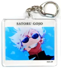 【中古】キーホルダー 五条悟(青空) 「MAPPA × TSUTAYA 呪術廻戦 懐玉・玉折 アクリルキーホルダー」