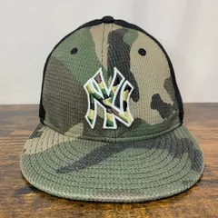 H38 ニューエラ 59fifty ヤンキース MLB ヴィンテージ カモフラ