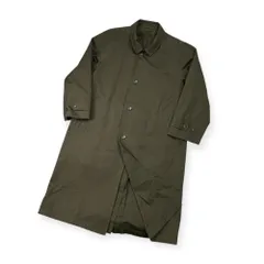 希少 80s 90s COMME CA DU MODE MEN コムサデモード メン ミリタリー ステンカラーコート XL~程度/メンズ/オリーブ系/ビンテージ/オールド