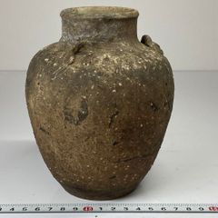 古信楽壺 28cm中壺 室町時代 素焼き 焼締陶器 - メルカリ