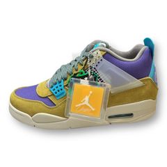 新品 Union × NIKE Air Jordan 4 SP "Desert Moss" エアジョーダン4 デザードモス ユニオン ナイキ DJ5718-300 スニーカー マスタードイエロー 25.5cm 73873A6