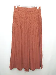 ◇ KUMIKYOKU 組曲 ロング フレア スカート サイズ2 ブラウン レディース P  【1405290006715】