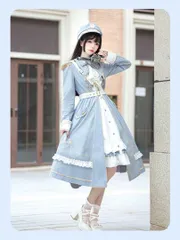 新品未使用 ロリータワンピース　ロリータ軍服風　お出かけ女子会パーティーに！
