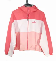 新品　PUMA レディース　リラックスフーデッドウインドブレーカー　エレクトリックブラッシュ（ピンク）　サイズ：M～XL　678351  撥水加工　フード付き　ウィンドブレイカー　ゆったり　薄手　背中ベンチレーション トレーニングウェア　スポーツ　ランニング