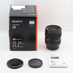 元箱付き■ほぼ新品■ SONY ソニー 広角単焦点レンズ フルサイズ FE 35mm F1.4 GM G Master SEL35F14GM