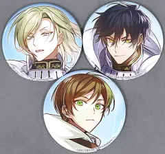 【中古】バッジ・ピンズ [単品] ジョセフィ＆トビアス＆キア 描きおろし缶バッジ3個セット 「Switchソフト テミラーナ国の強運姫と悲運騎士団 特装版 アニメイト限定セット」 同梱特典