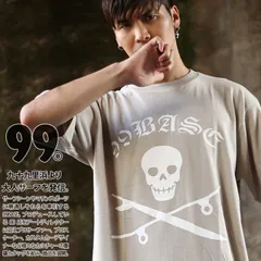 ファッション 服 メンズ レディース Tシャツ ナインティーナインベース 99BASE 半袖 ナンバー 99 ビックシルエット スカル ドクロ スケートボード サーフボード サーフィン スポーツ ゴルフ ブランド 正規品 メール便 99-TS-TS-003