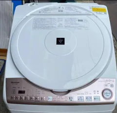 RURU 's member(^^)シャープ　ES-TX8G 2023年製 Amazon | シャープ(SHARP) 洗濯機 洗濯乾燥機 ES-TX8G-W 穴なし槽