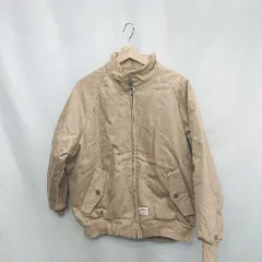■ ⊇ JaVa ジャバ ハイネック 長袖 中綿ブルゾン サイズM ライトブラウン メンズ E  【1502180002601】