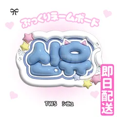 即日配送　ぷっくりネームボード💙TWS　シニュ　トゥアス　투어스 　신유