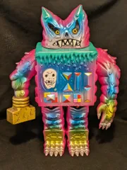 chompton × draculazer demon robot Draculazer x Chompton Orange Fleshy Demon Robot