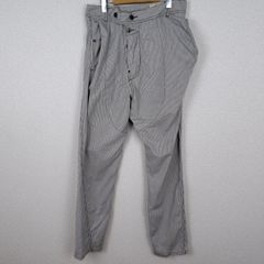 Vivienne Westwood ヴィヴィアン・ウエストウッド パンツ 総柄 ストライプ ブラック ホワイト 44サイズ  古着 モード