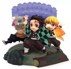 [중고] 피규어 [단품] 슌몬 탄지로 & 아내 선일 & 코헤이 이노스케 [PS4 소프트 귀멸의 칼날 히노카미 혈풍담] 오리지널 피겨 멀티 스탠드