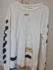オフホワイト 白 長袖 Tシャツ