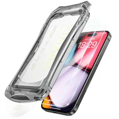 新品 NIMASO ガラスフィルム iPhone 16 Pro Max用 強化ガラス 保護フィルム 自動除塵 超簡単貼り付け 耐衝撃 指紋防止 ガイド枠付き 2枚セット アイフォン16プロマックス 対応（6.9インチ）DSP24I1528