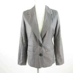 ミスティック mystic テーラードジャケット 長袖 薄手 グレー *E53