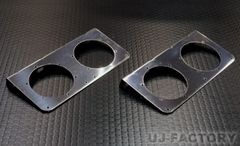 ★ステンレス製★クリスタル　LEDテールランプ用 取付ステー★　＜2穴×2枚＞　強固な作り！ トラック ステー